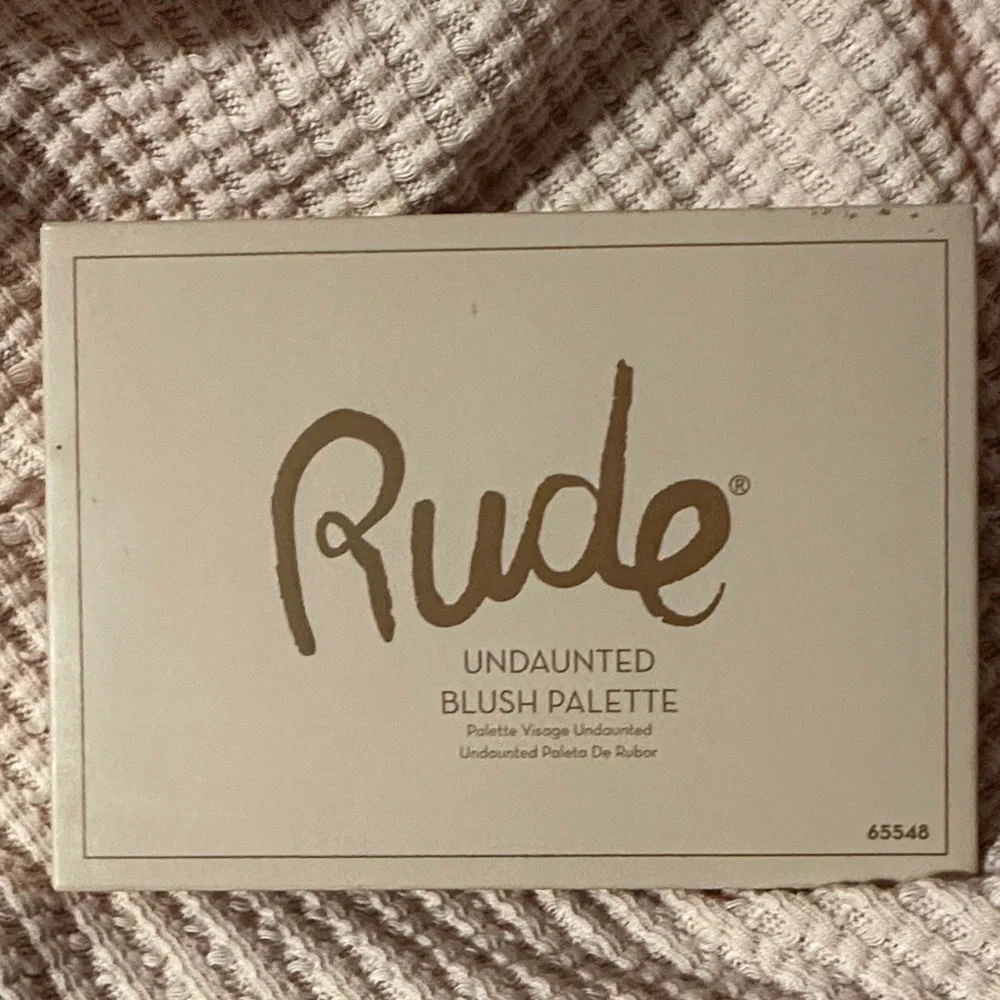 RUDE Undaunted Blush Palette